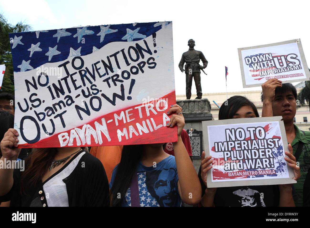 Manila, Philippines. 25th April 2014. - Bagong Alyansang Makabayan ...