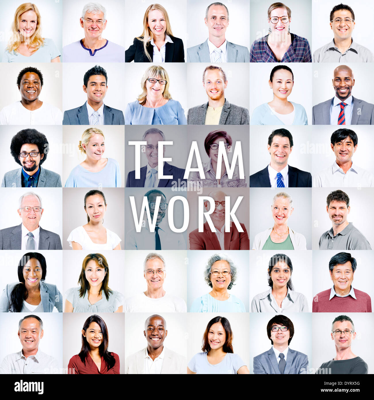 Portraits of Multiethnic Diverse Business People Stock Photo - Alamy