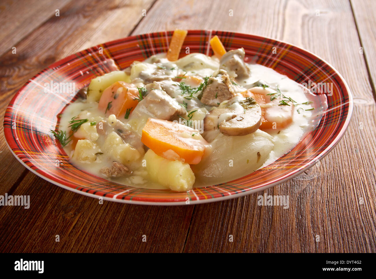 Blanquette de veau is a French veal ragout.farmstyle Stock Photo Alamy