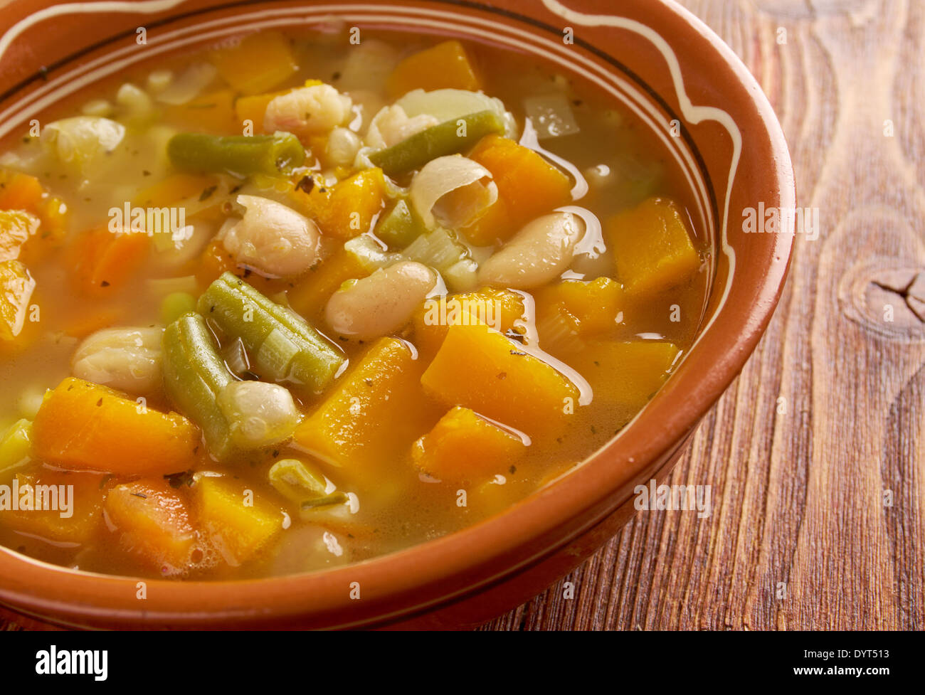 Soupe au Pistou - rench vegetable soup Stock Photo - Alamy