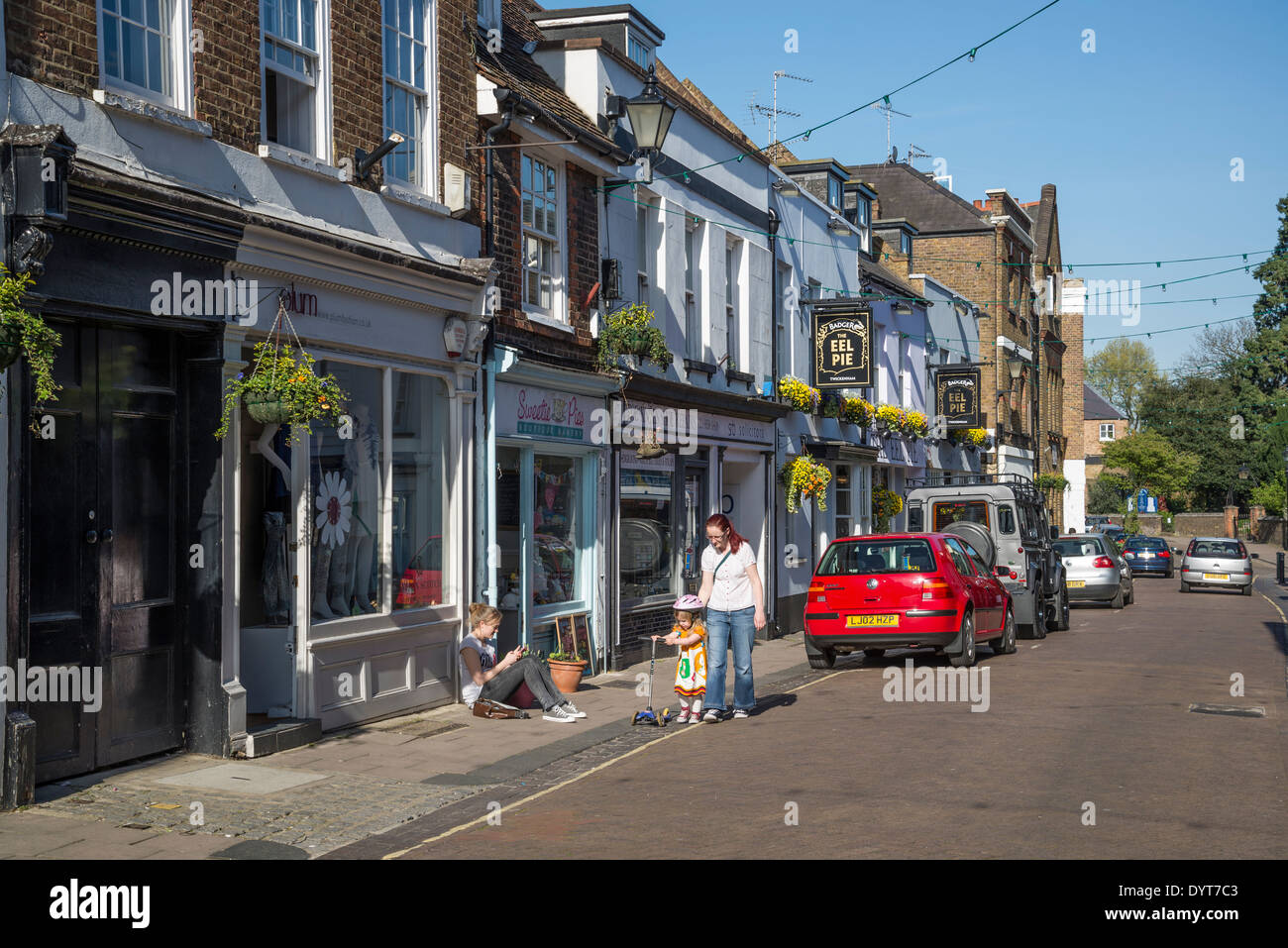Church street, Twickenham, London, UK Stock Photo Alamy