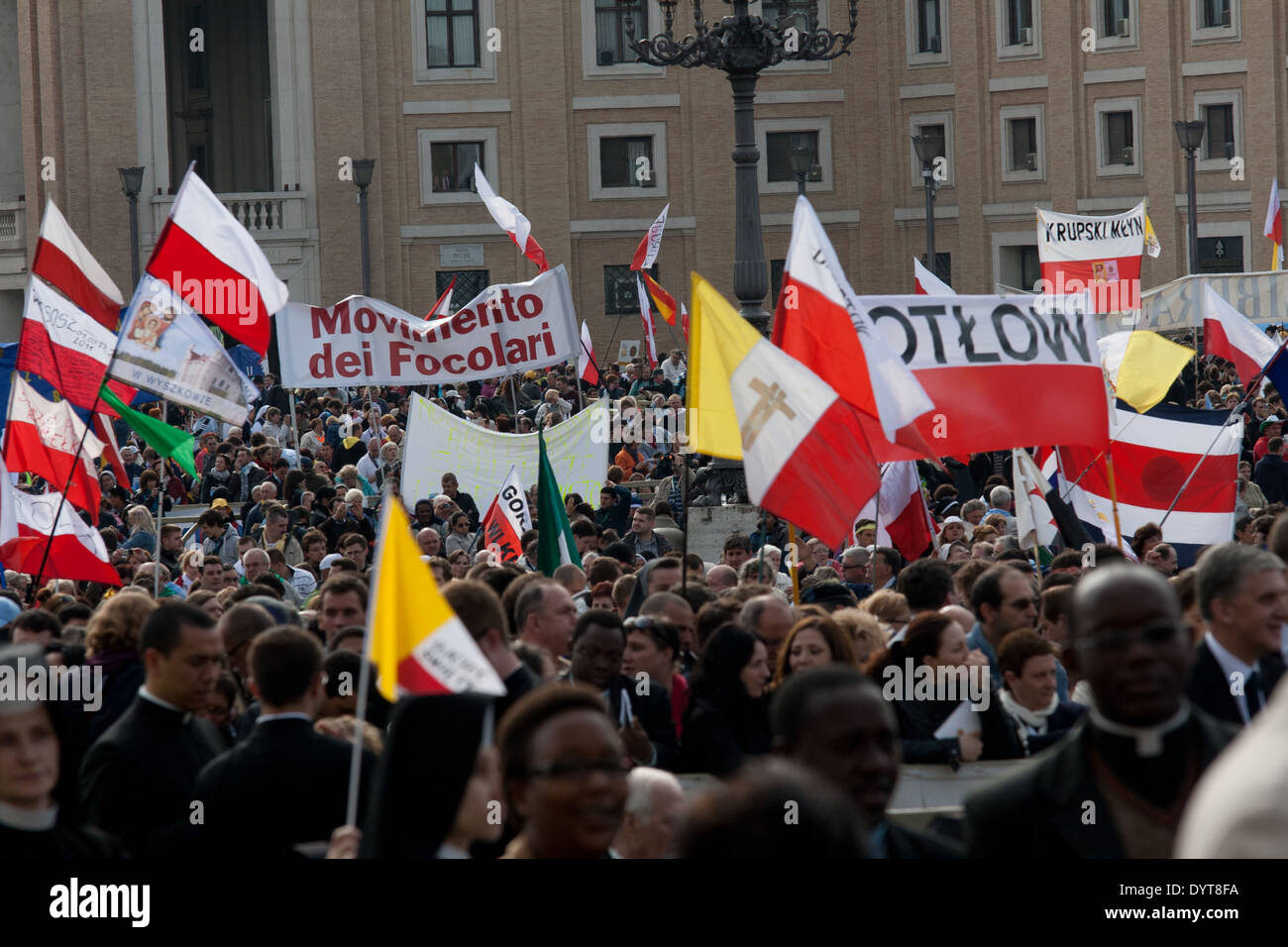 Pope Benedict XVI celebrates the mass of Beatification of John Paul II ...