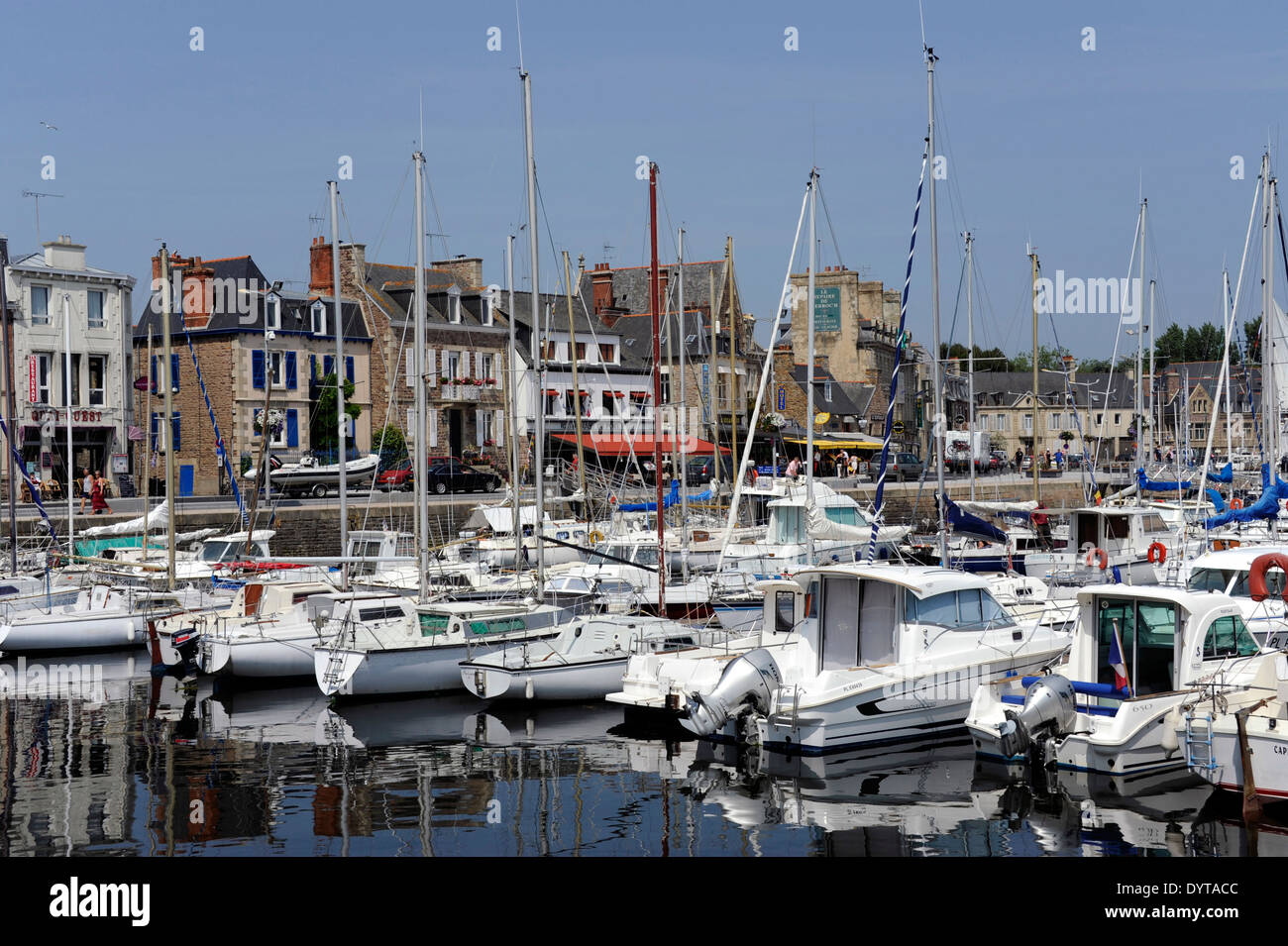 Paimpol, harbour, Cotes-d'Armor,Bretagne,Brittany,France Stock Photo ...