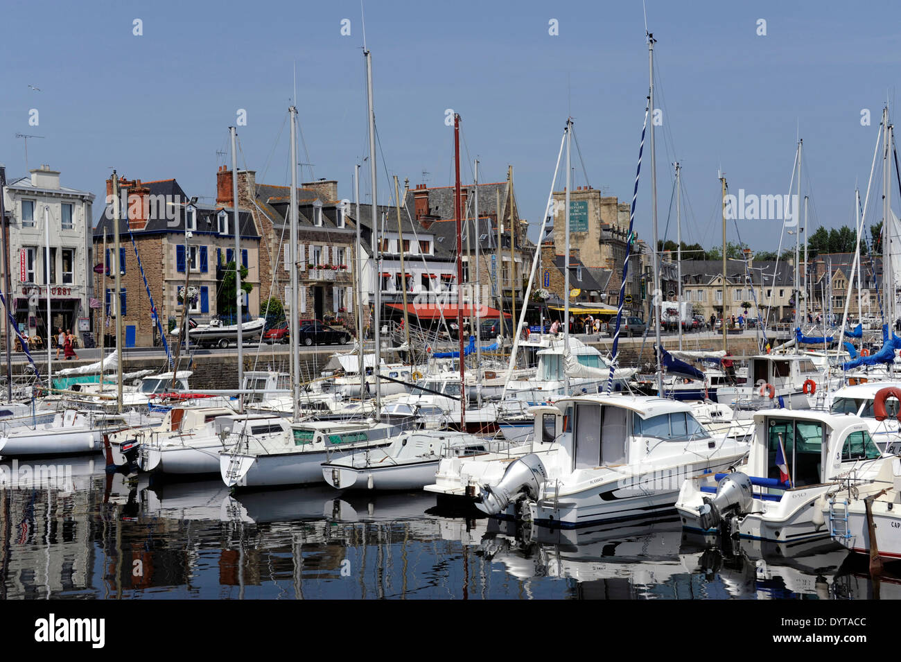 Paimpol Harbour Cotes d Armor Bretagne Brittany France Stock Photo 
