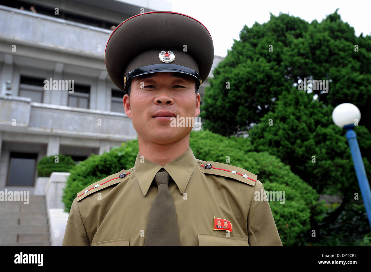 North Korean Soldier Stock Photo Alamy