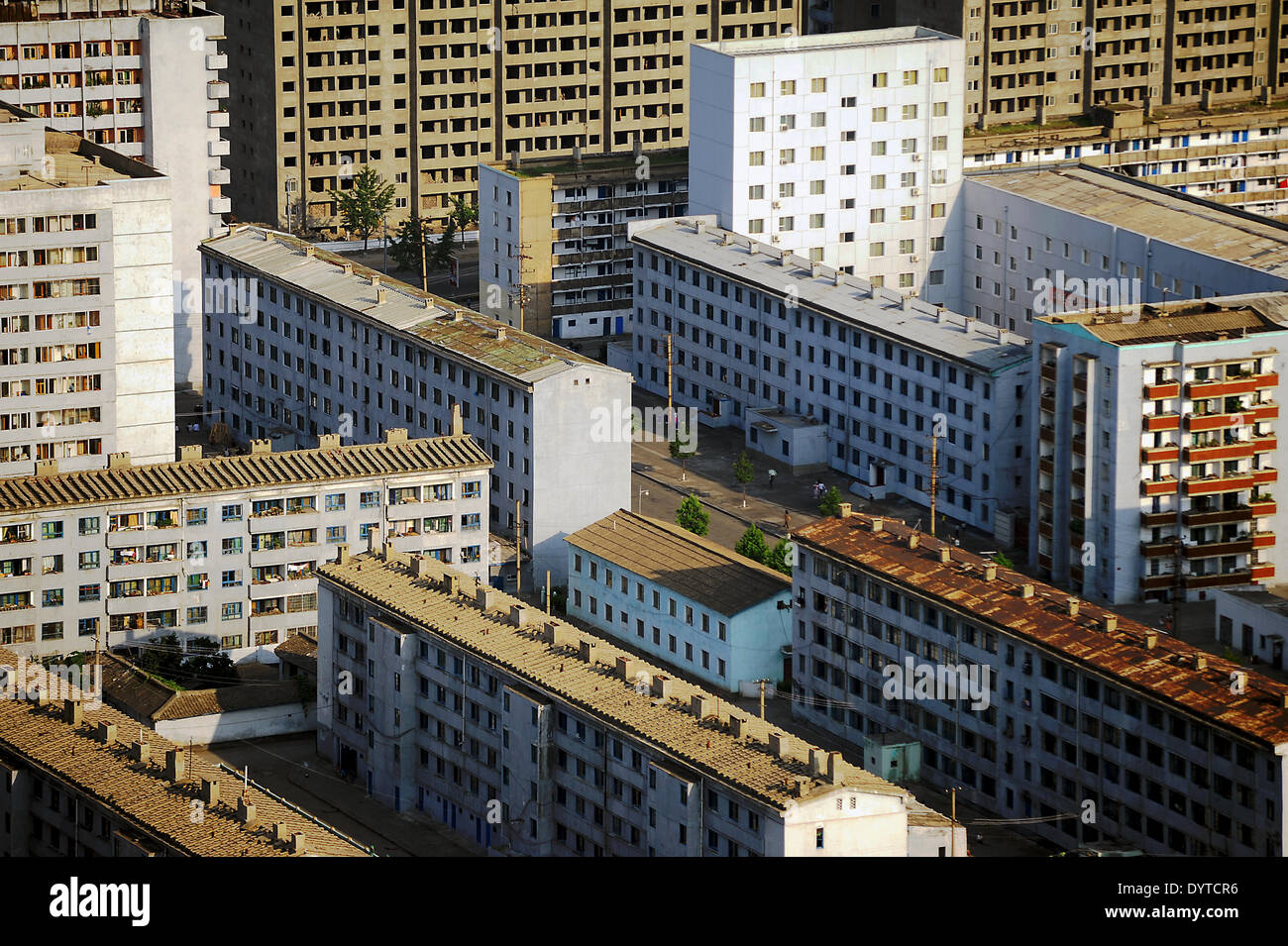 A view of Pyongyang Stock Photo