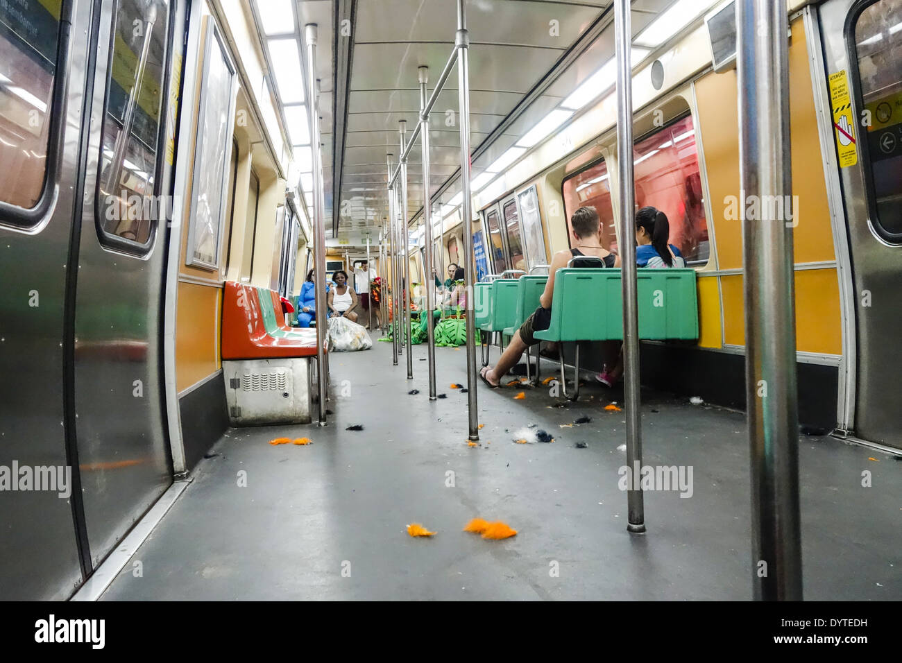 Rio de Janeiro, carnival, Metro, Brazil Stock Photo