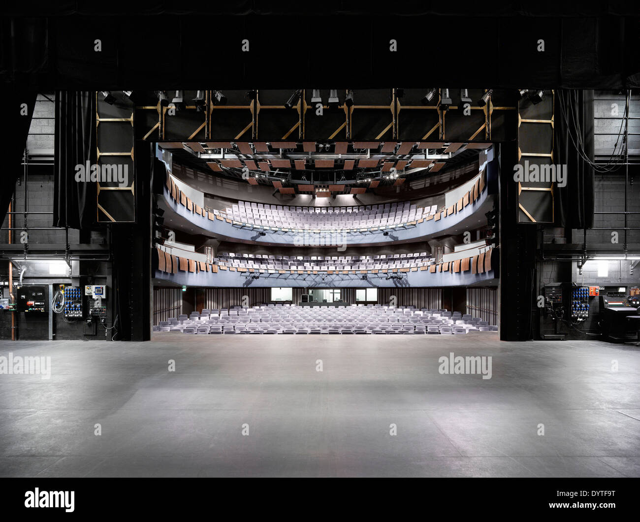 Interior of Theatre Severn, Shrewsbury, Shropshire Stock Photo Alamy