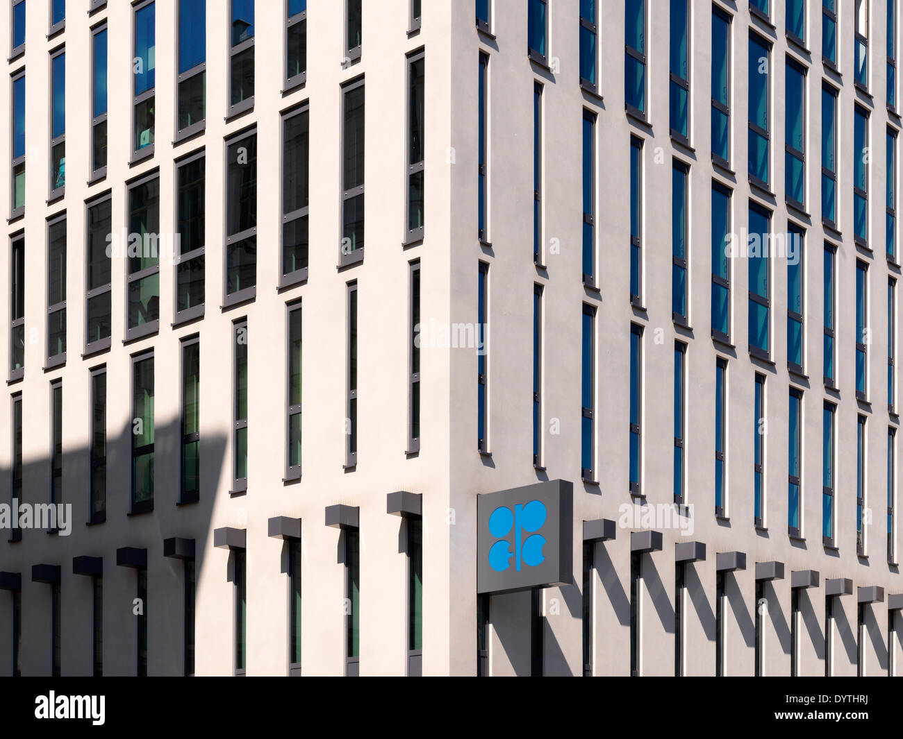 Exterior of the Organization of the Petroleum Exporting Countries (OPEC) Headquarters, Vienna, Austria Stock Photo