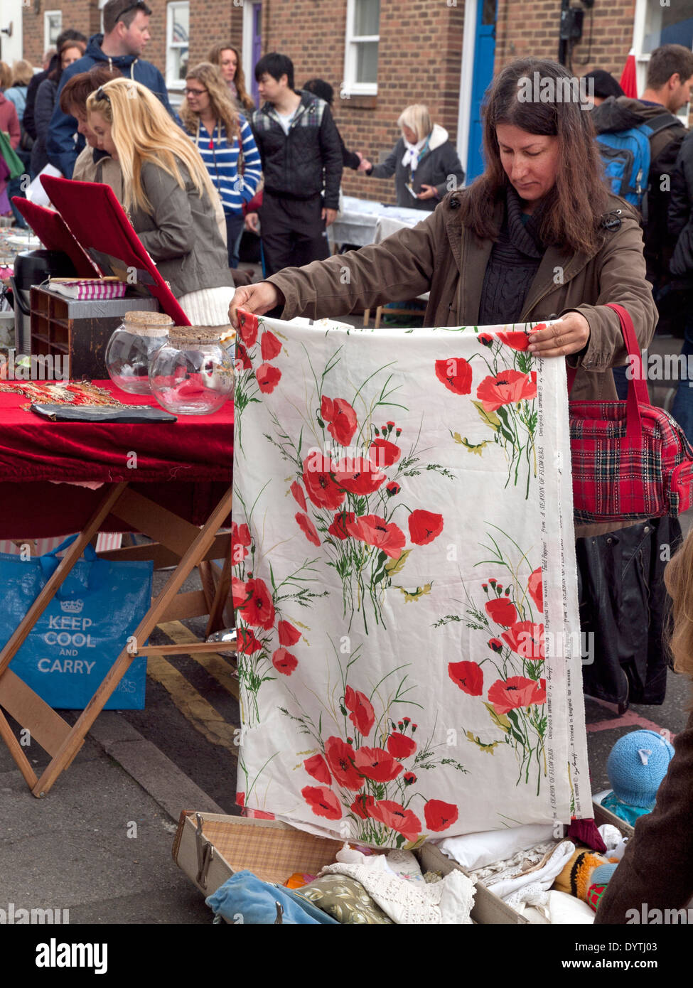 Upper Gardner Street Saturday Market, Brighton Stock Photo Alamy