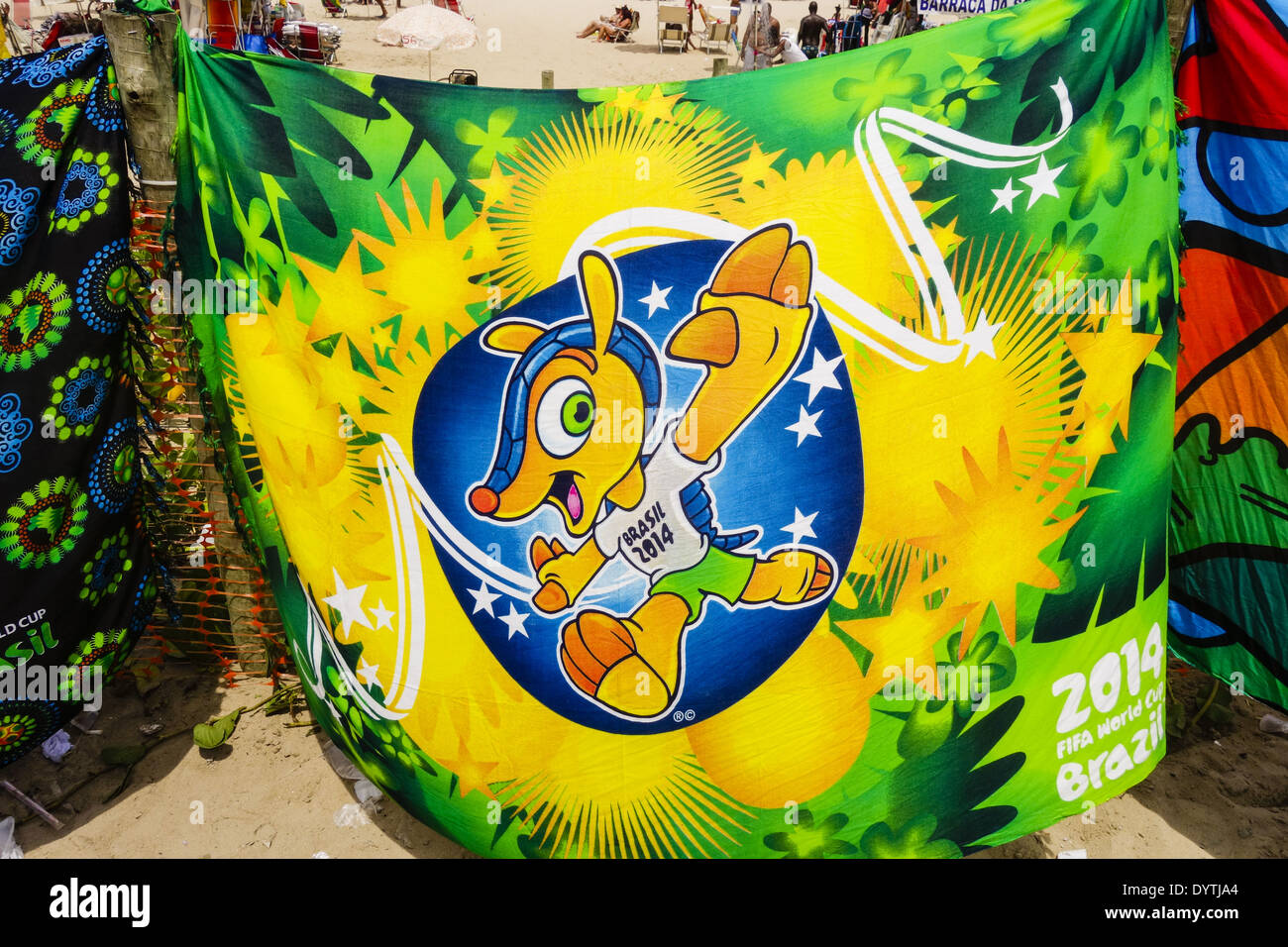 Brazil FIFA World Cup 2014 football world championship, Rio de Janeiro, Brazil Stock Photo