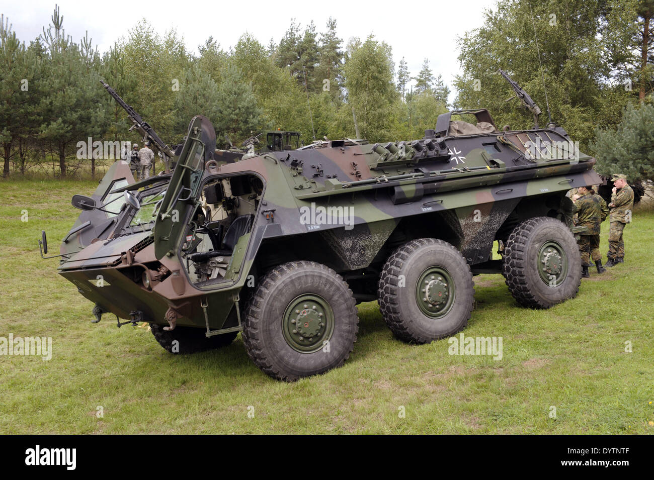 A Fuchs armoured personnel carrier Stock Photo