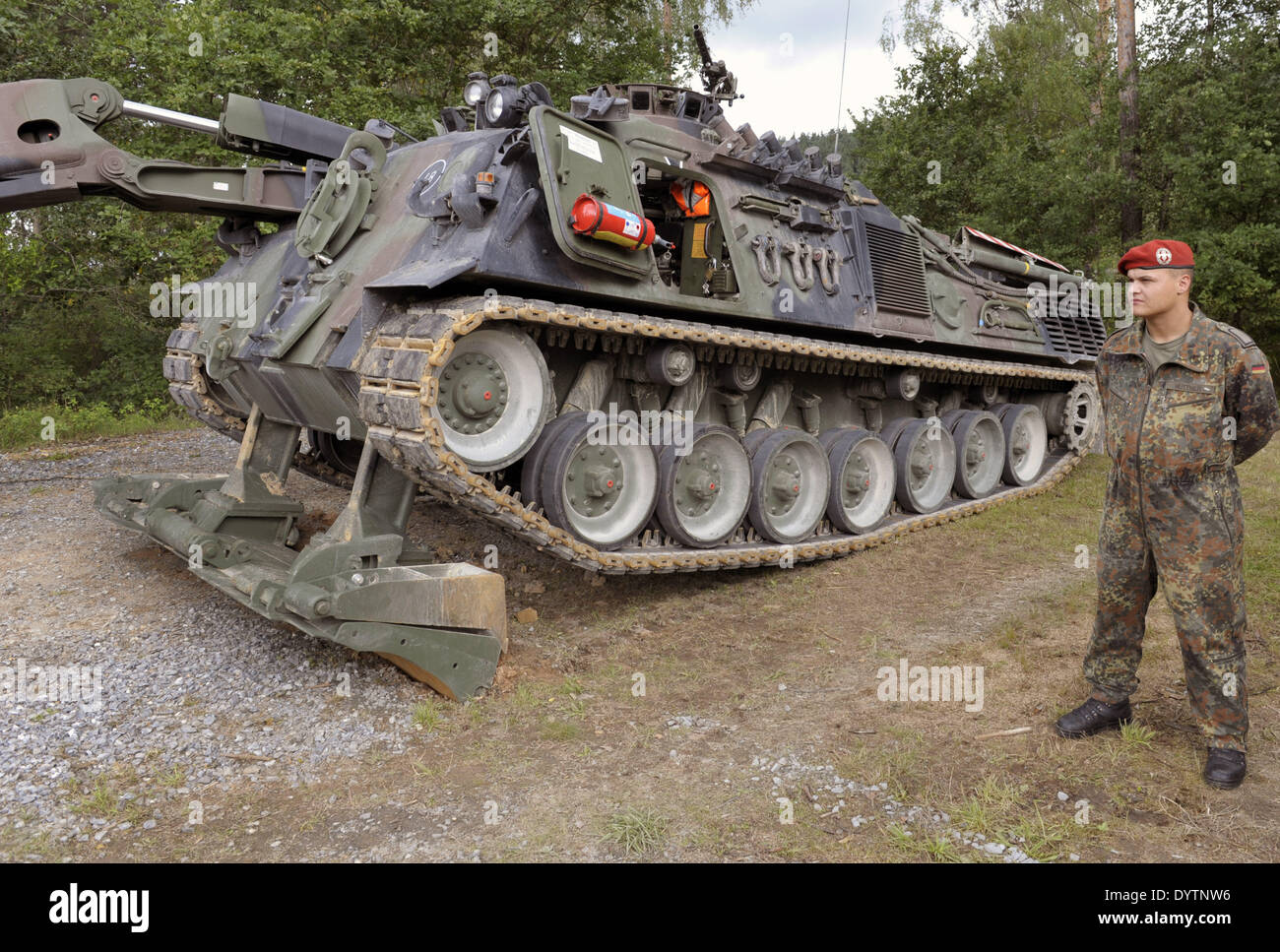 A Pionierpanzer Dachs (Badger Armoured Engineer Vehicle) Stock Photo