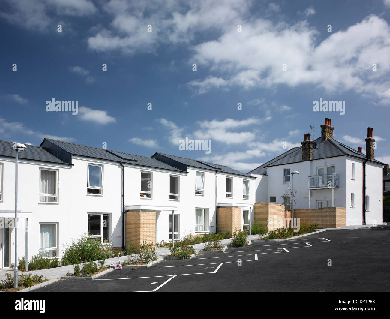 Exterior of housing, Belvedere, Kent Stock Photo Alamy