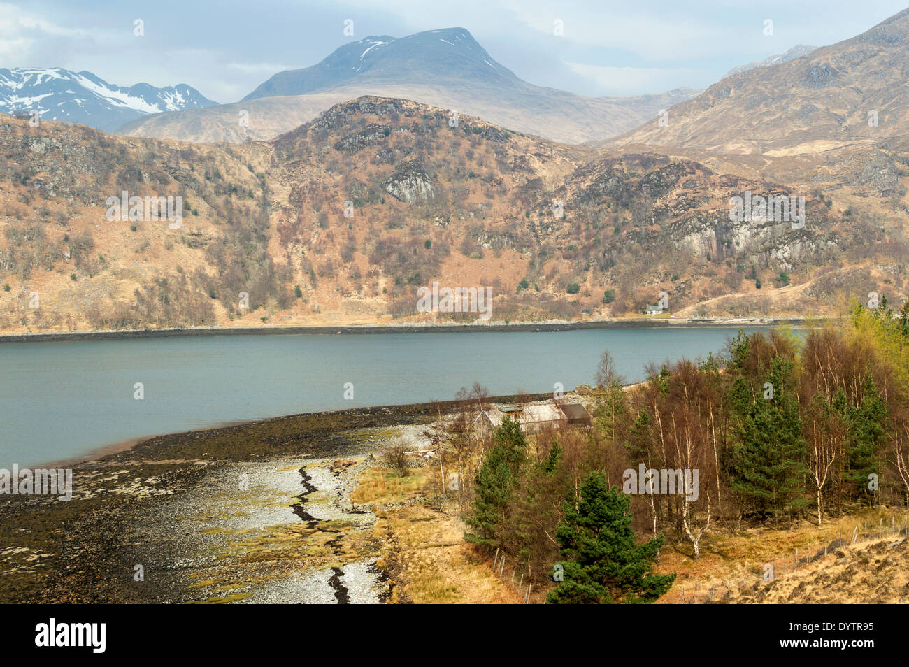 KINLOCH HOURN WEST COAST HIGHLAND SCOTLAND WITH REMOTE HOUSES ON THE