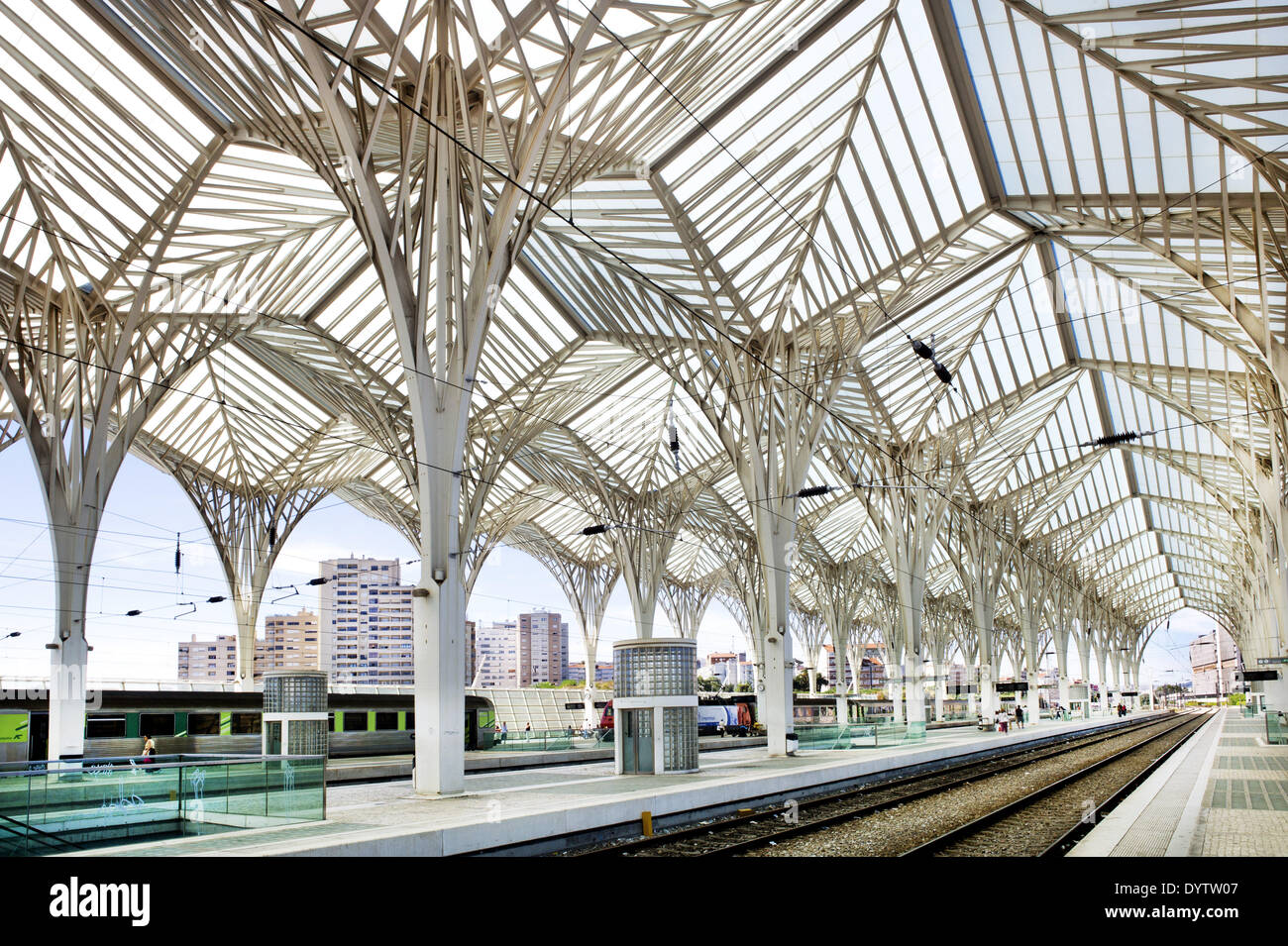 Lisbon Orient Station Stock Photo