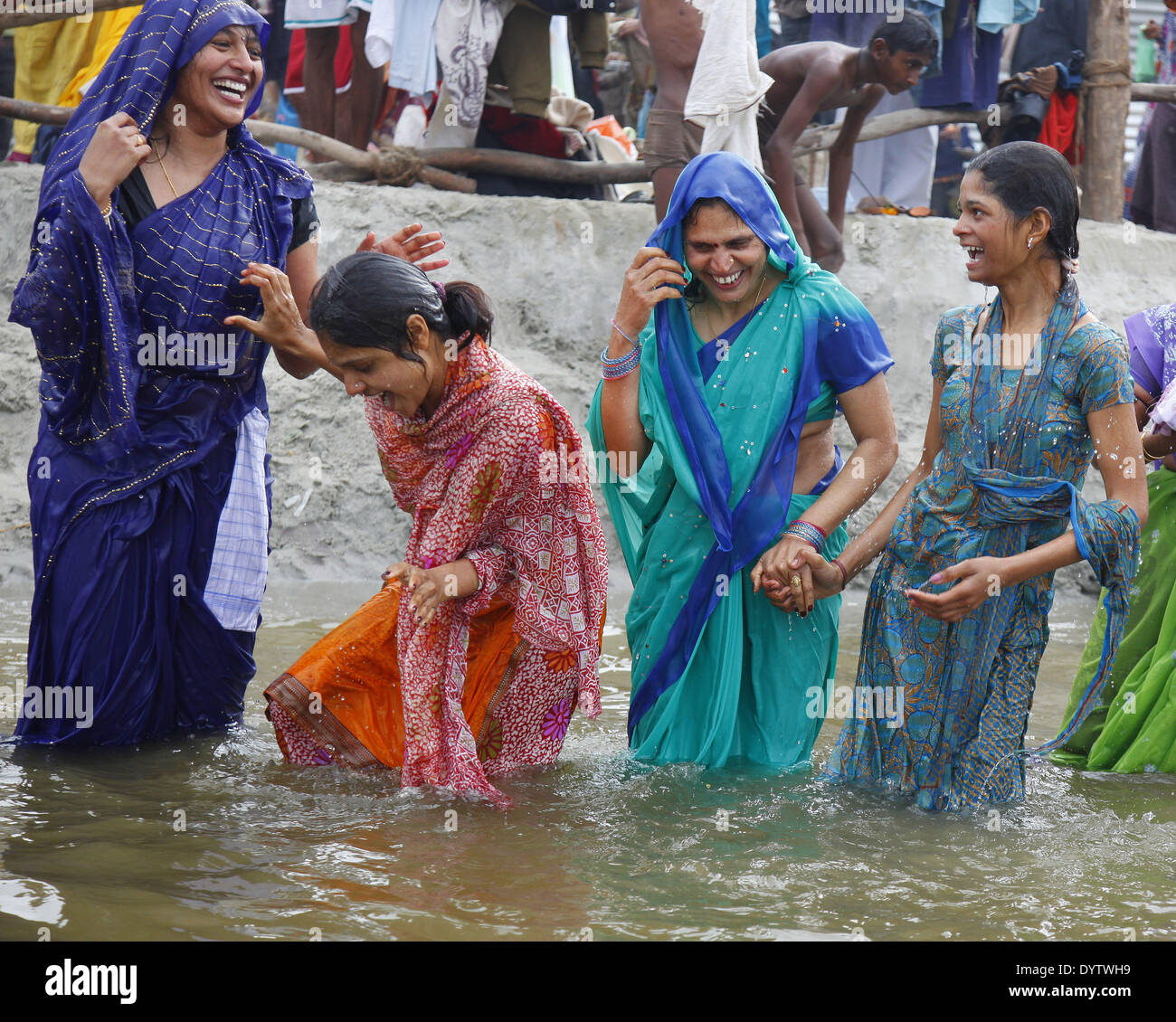 The Magh Mela Stock Photo