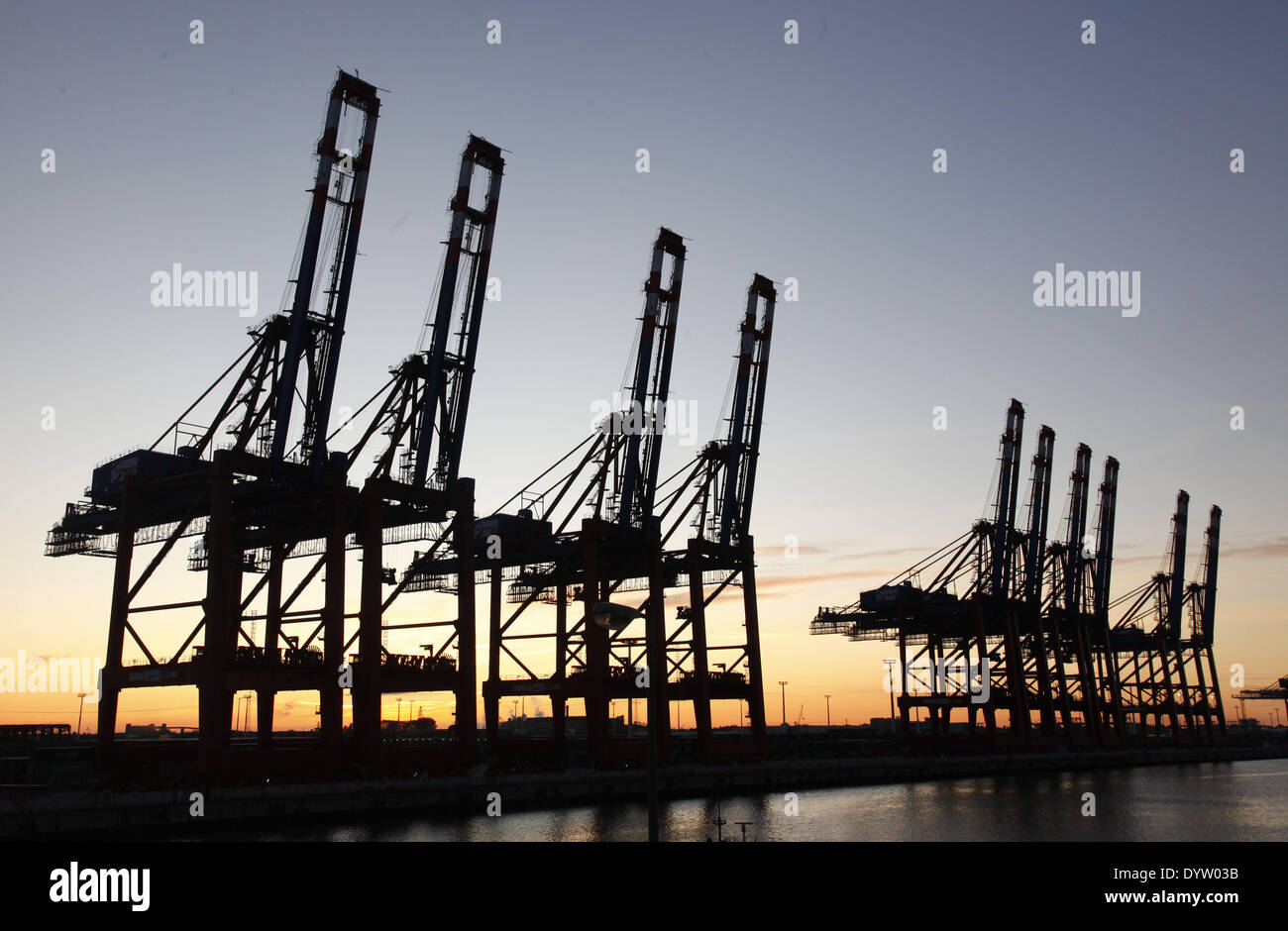 The Port of Hamburg Stock Photo - Alamy