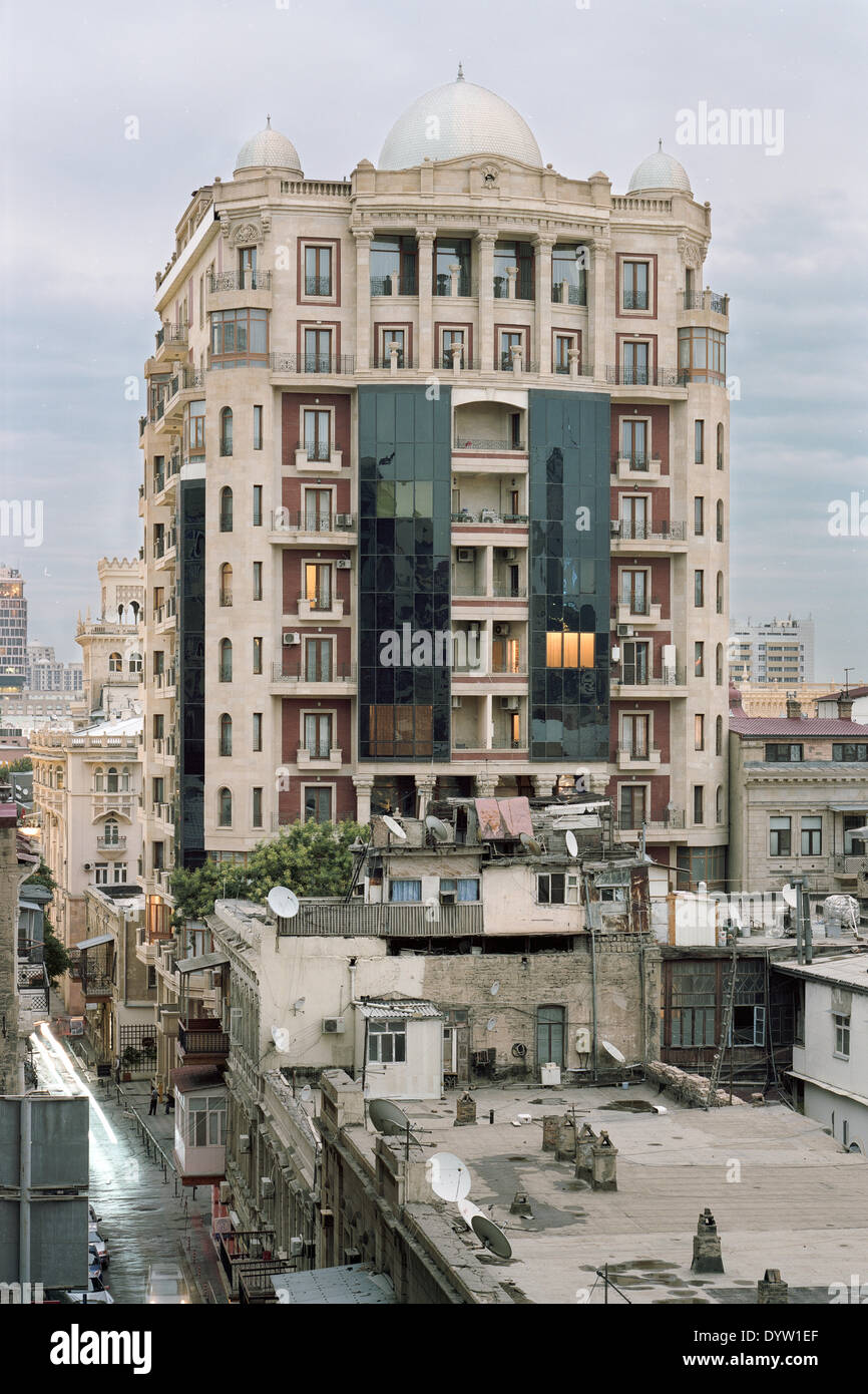 Streetscape of Baku Stock Photo