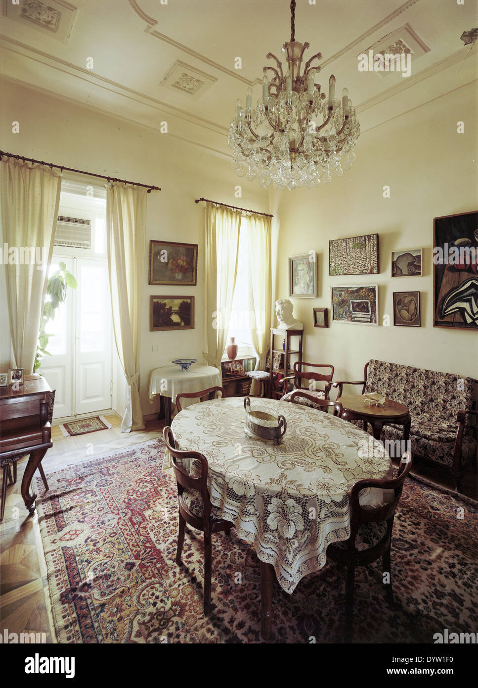 Interior of a Gruenderzeit (Founding Epoch) urban villa Stock Photo