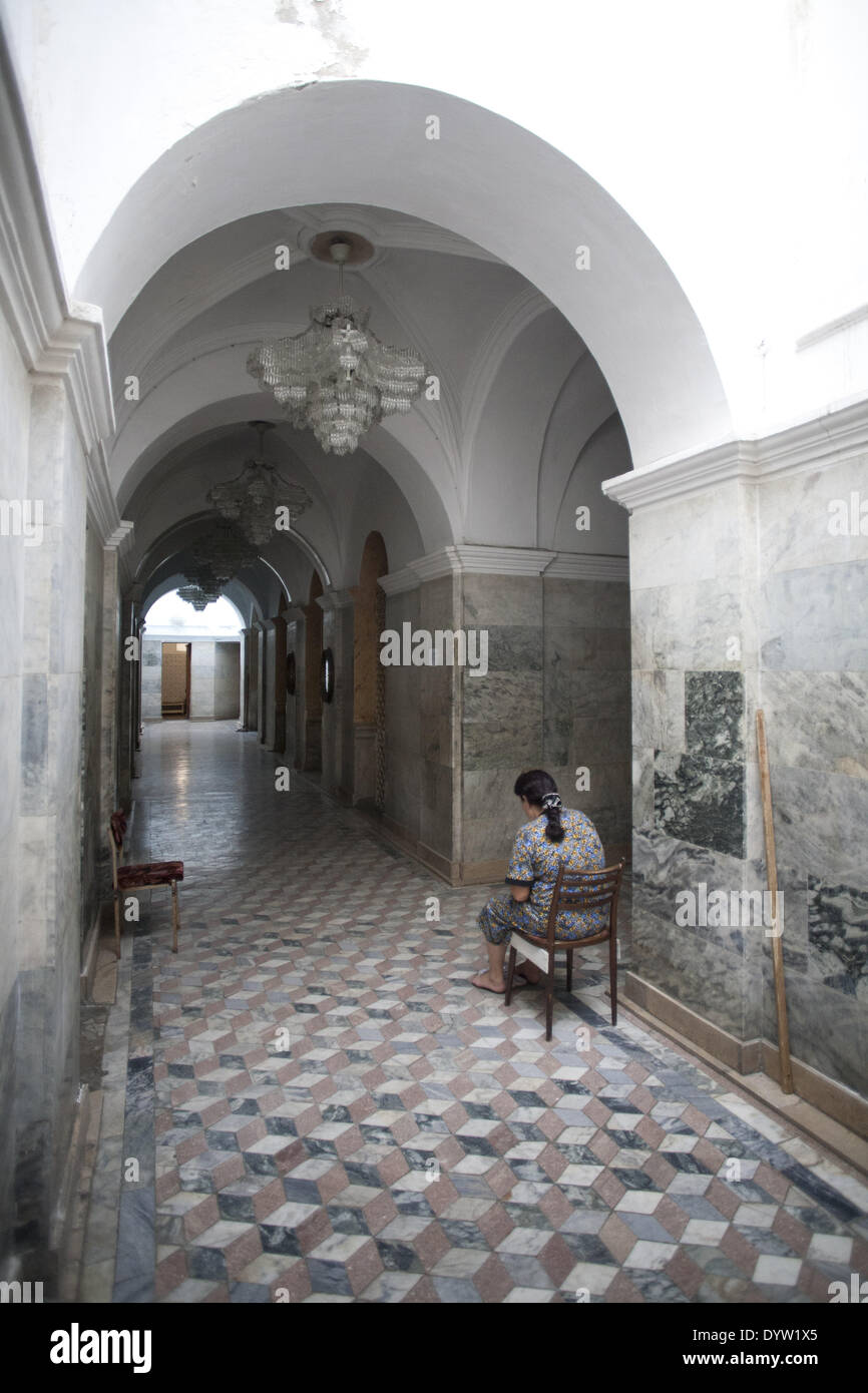interior of a public bath in Baku Stock Photo