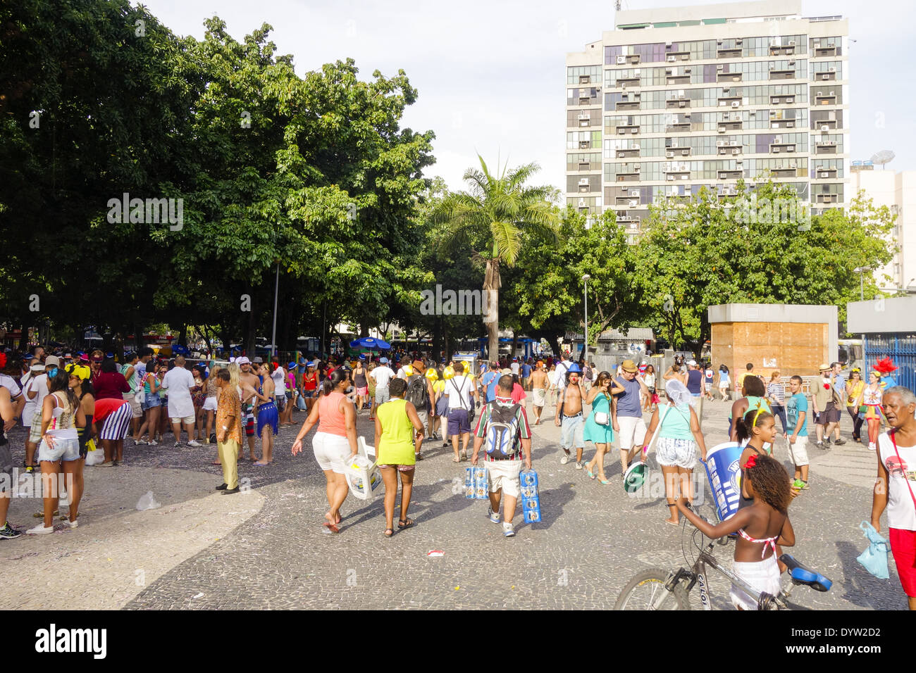 Rio de Janeiro, Flamengo, Largo do Machado, Brazil Stock Photo