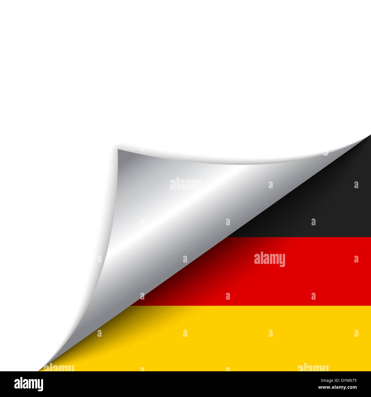 Vector Germany Country Flag Turning Page Stock Photo Alamy
