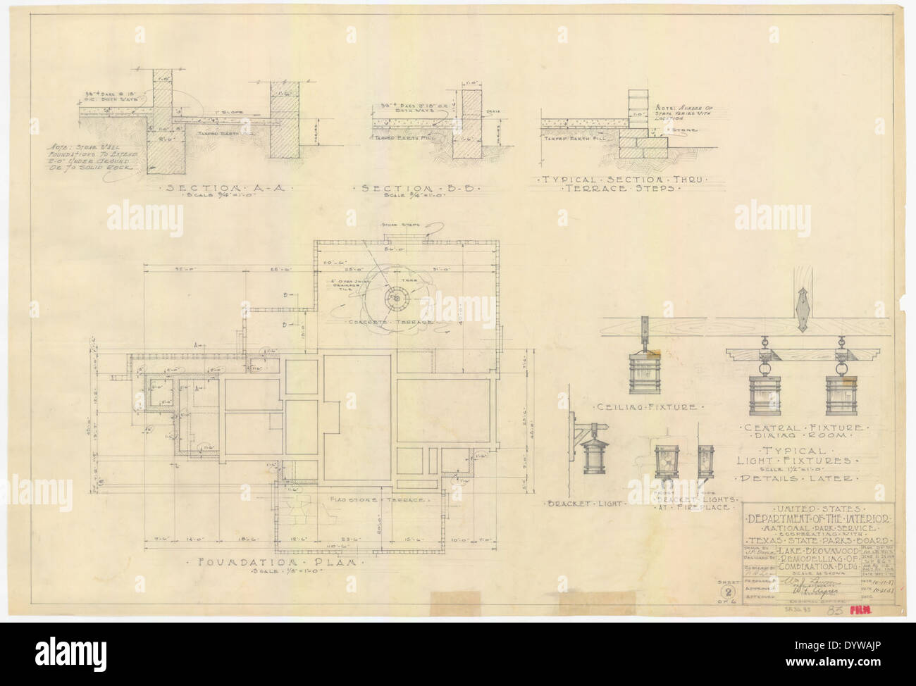 A historic photograph from the Civilian Conservation Corps at Lake ...
