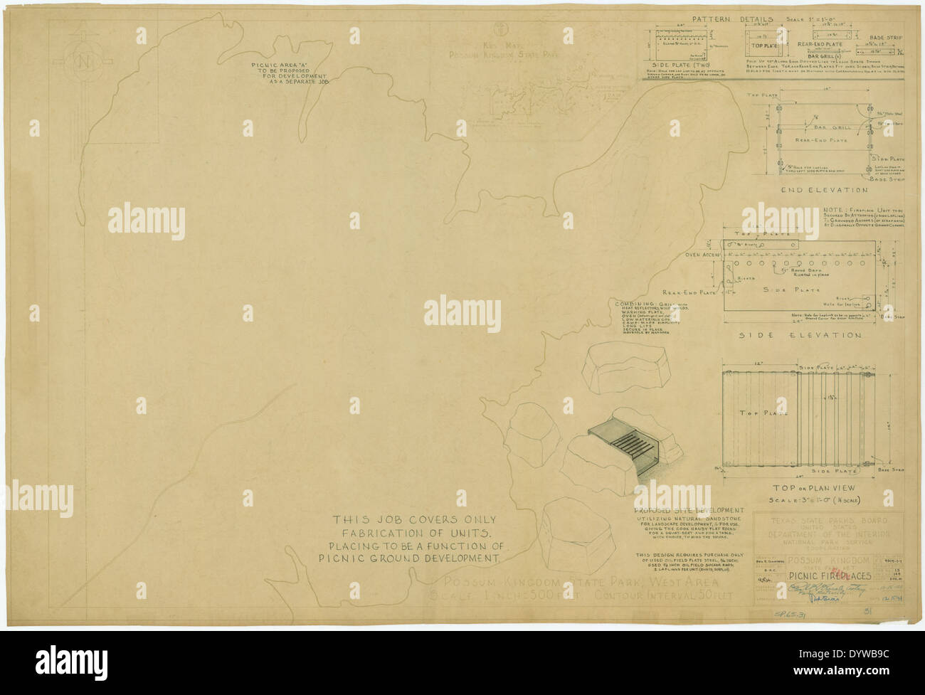 This historic photograph shows the Civilian Conservation Corps (CCC ...