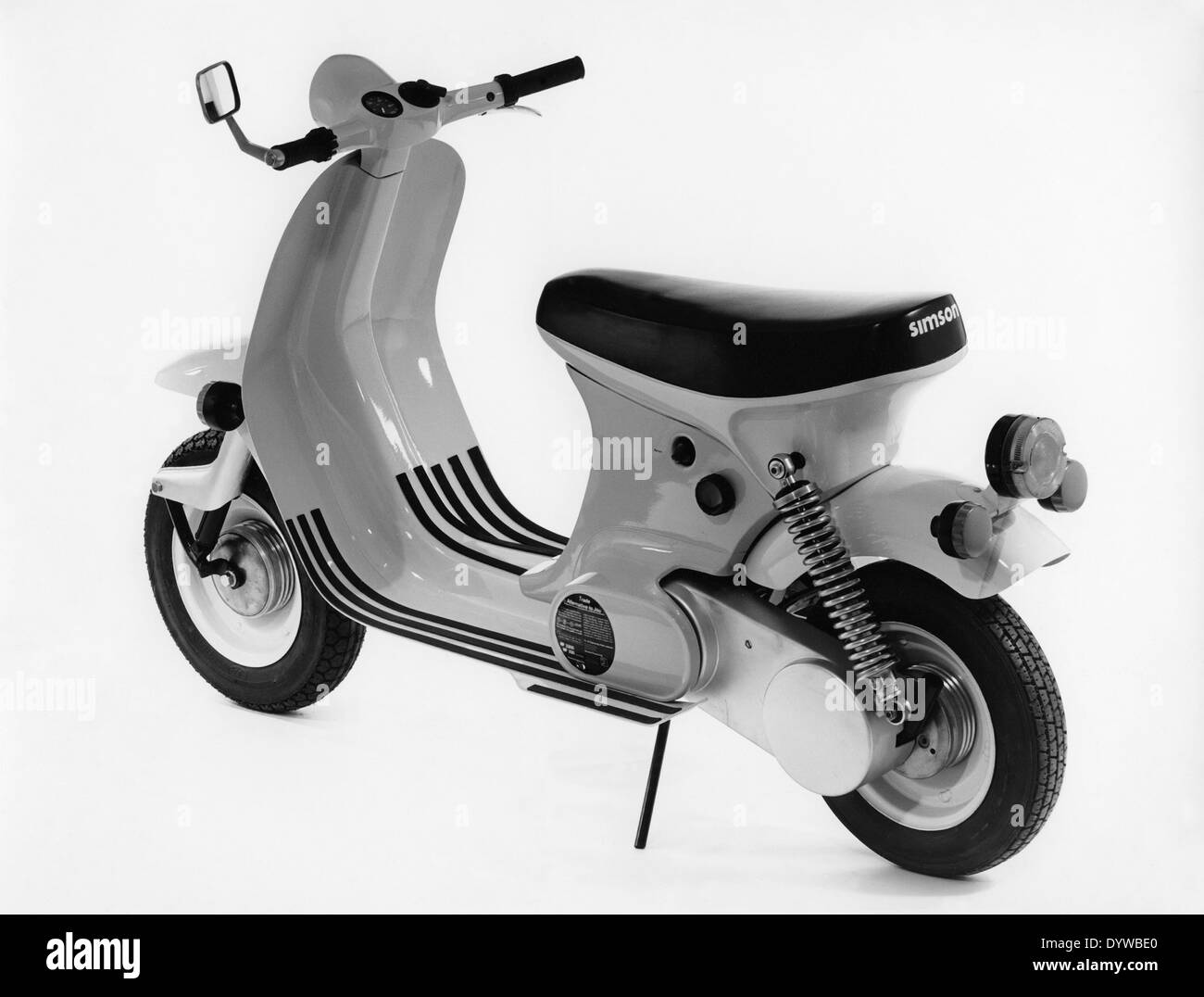Berlin, DDR, scooters Simson Supra, design model of 1968 Stock Photo - Alamy