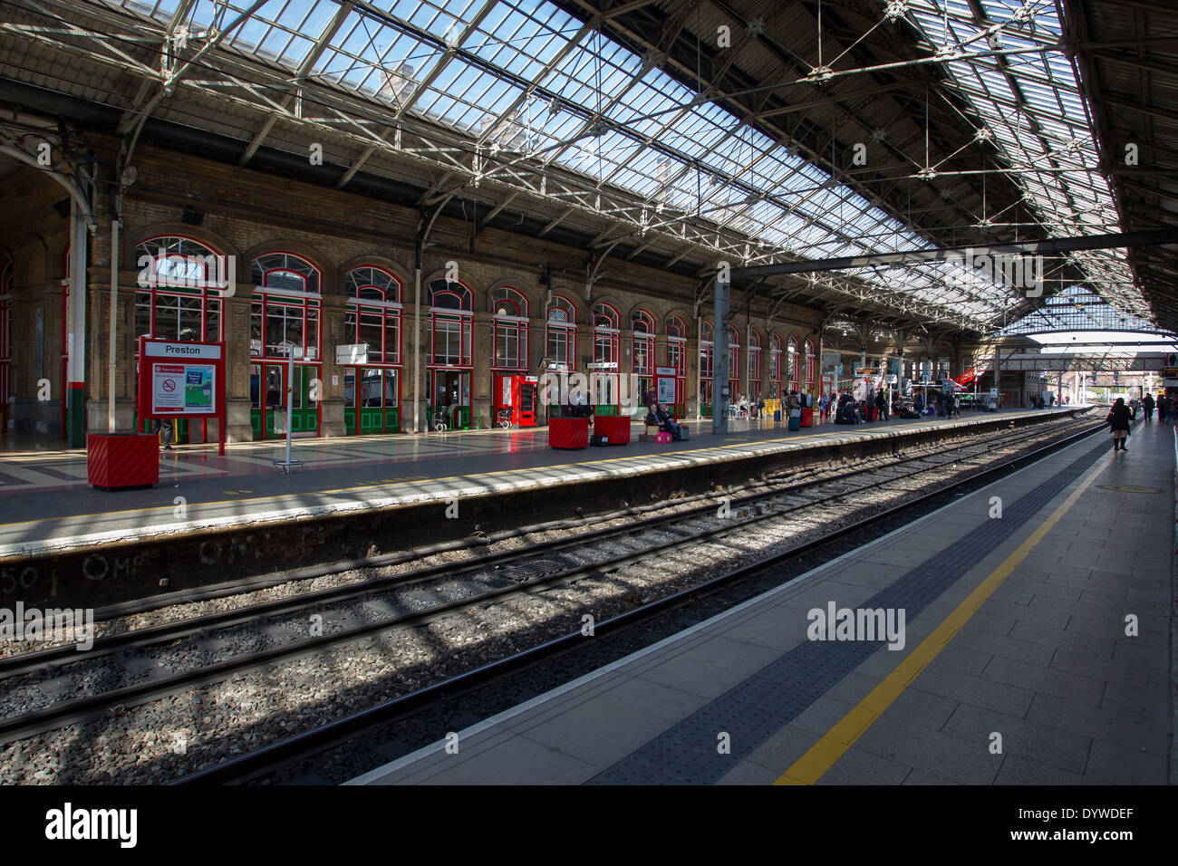 Preston Railway Station Stock Photo - Alamy