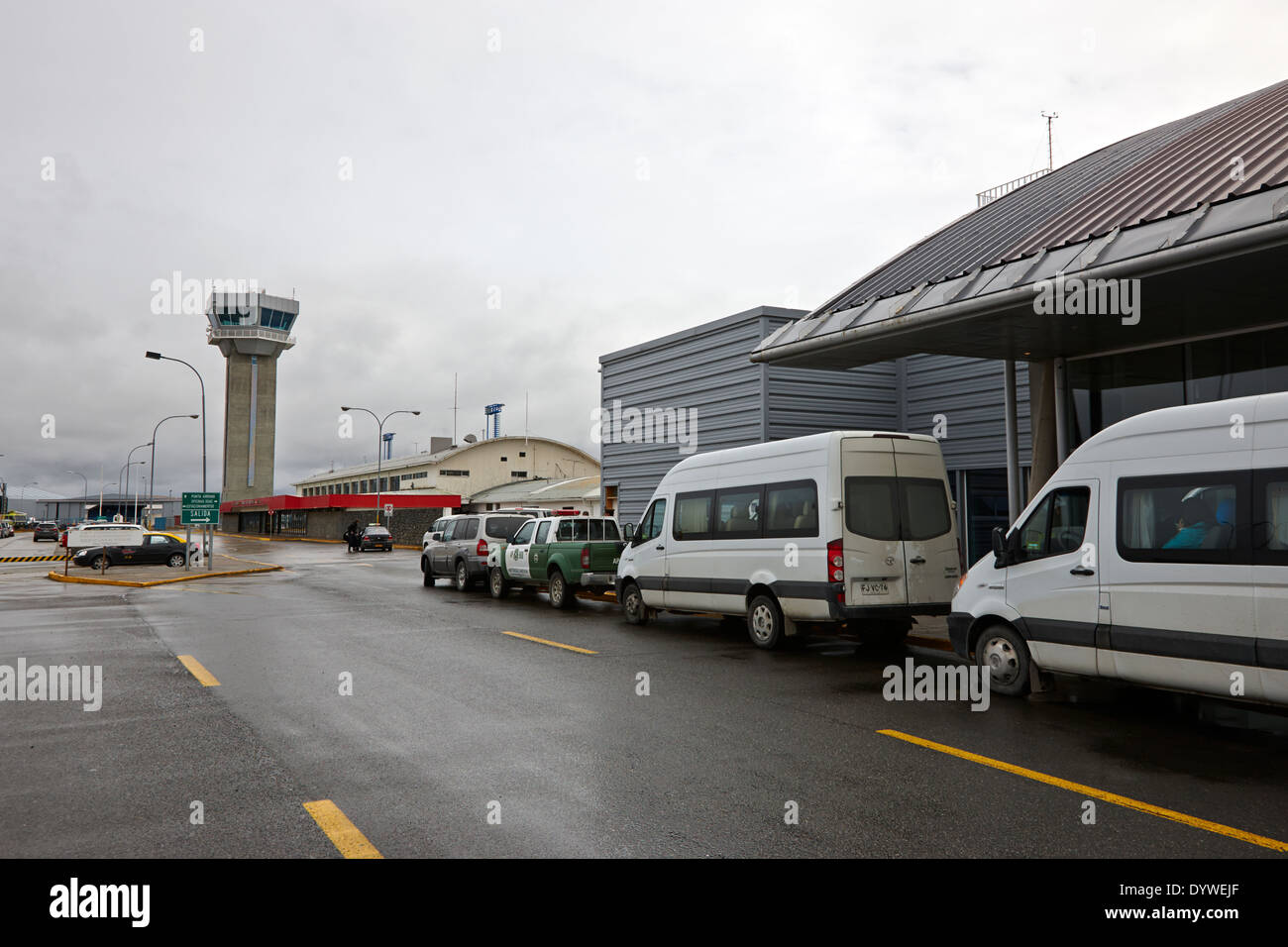 Presidente Carlos Ibanez del campo international Punta Arenas airport Chile Stock Photo