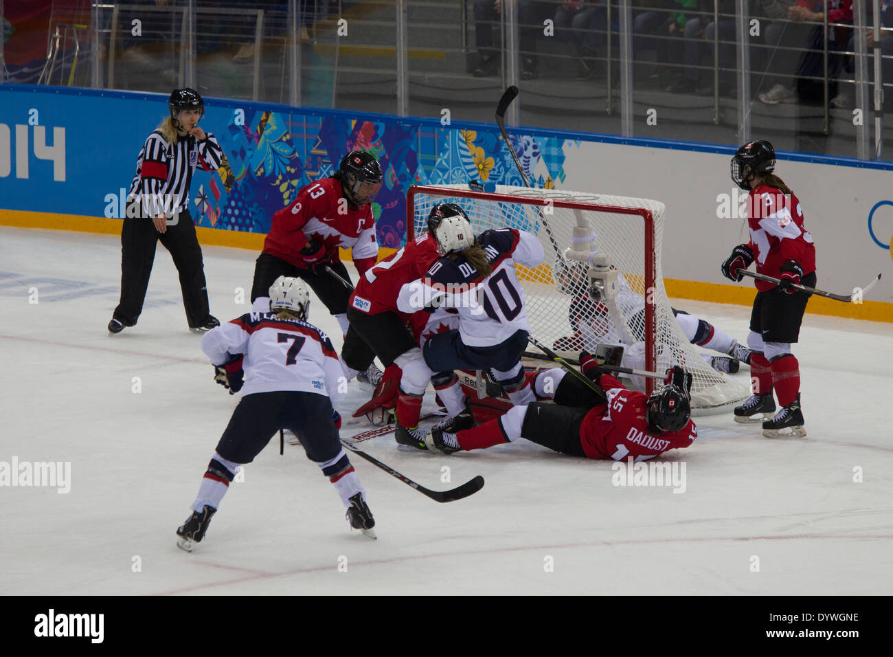 USACanada Women's Ice Hockey at the Olympic Winter Games, Sochi 2014