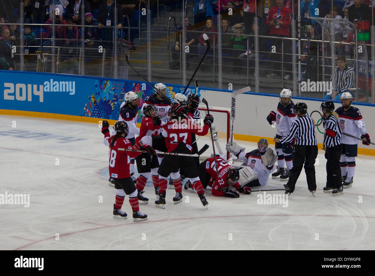 Team Canada scoresUSACanada Women's Ice Hockey at the Olympic Winter