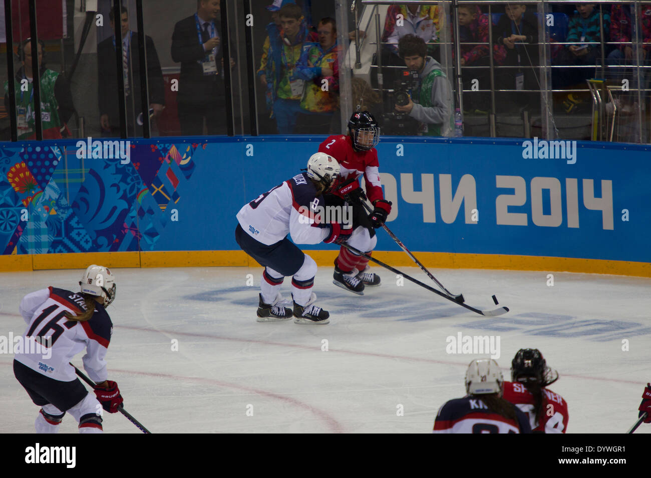 Ryan Callahan (USA) during ice hockey game vs. RUS at the Olympic Winter  Games, Sochi 2014 Stock Photo - Alamy