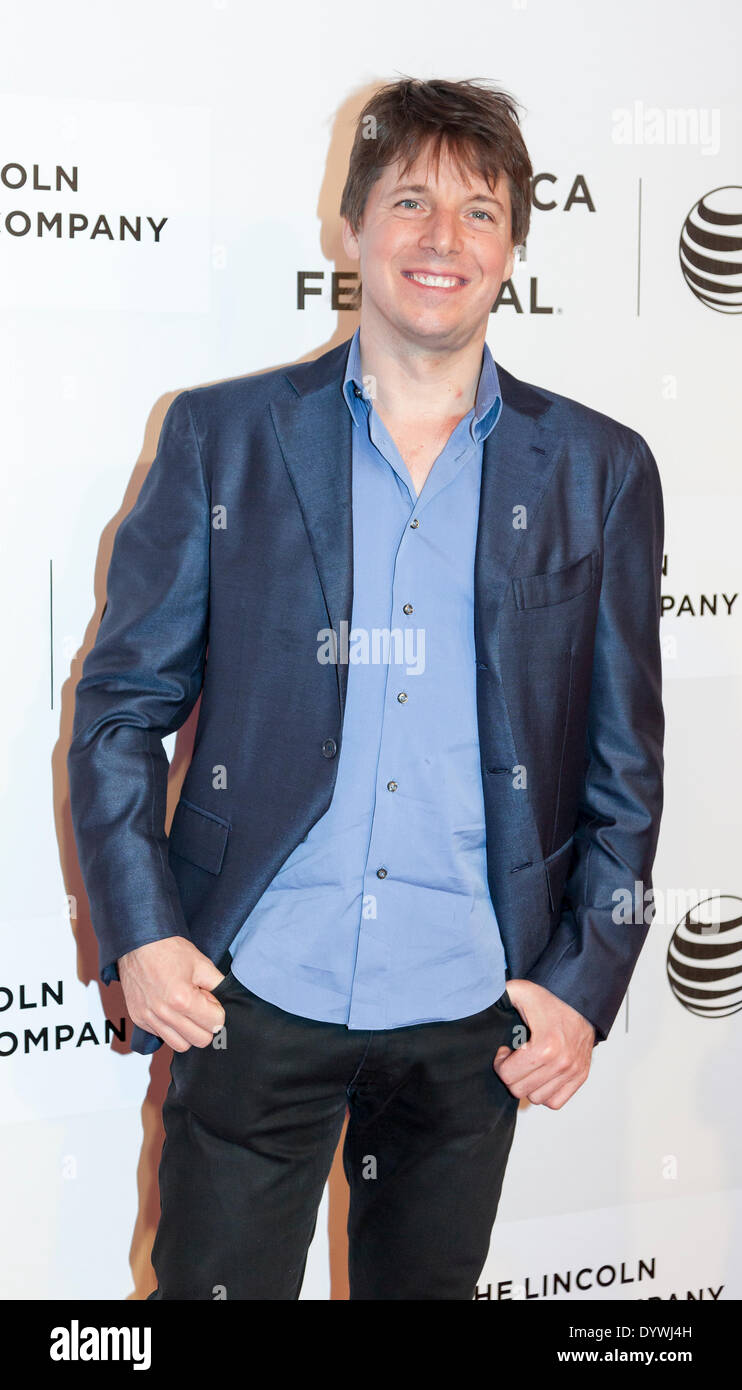 New York, NY, USA - April 24, 2014: Violinist Joshua Bell attends the premiere of 'Third Person' during the 2014 Tribeca Film Festival at BMCC Tribeca PAC in New York City Credit:  Sam Aronov/Alamy Live News Stock Photo