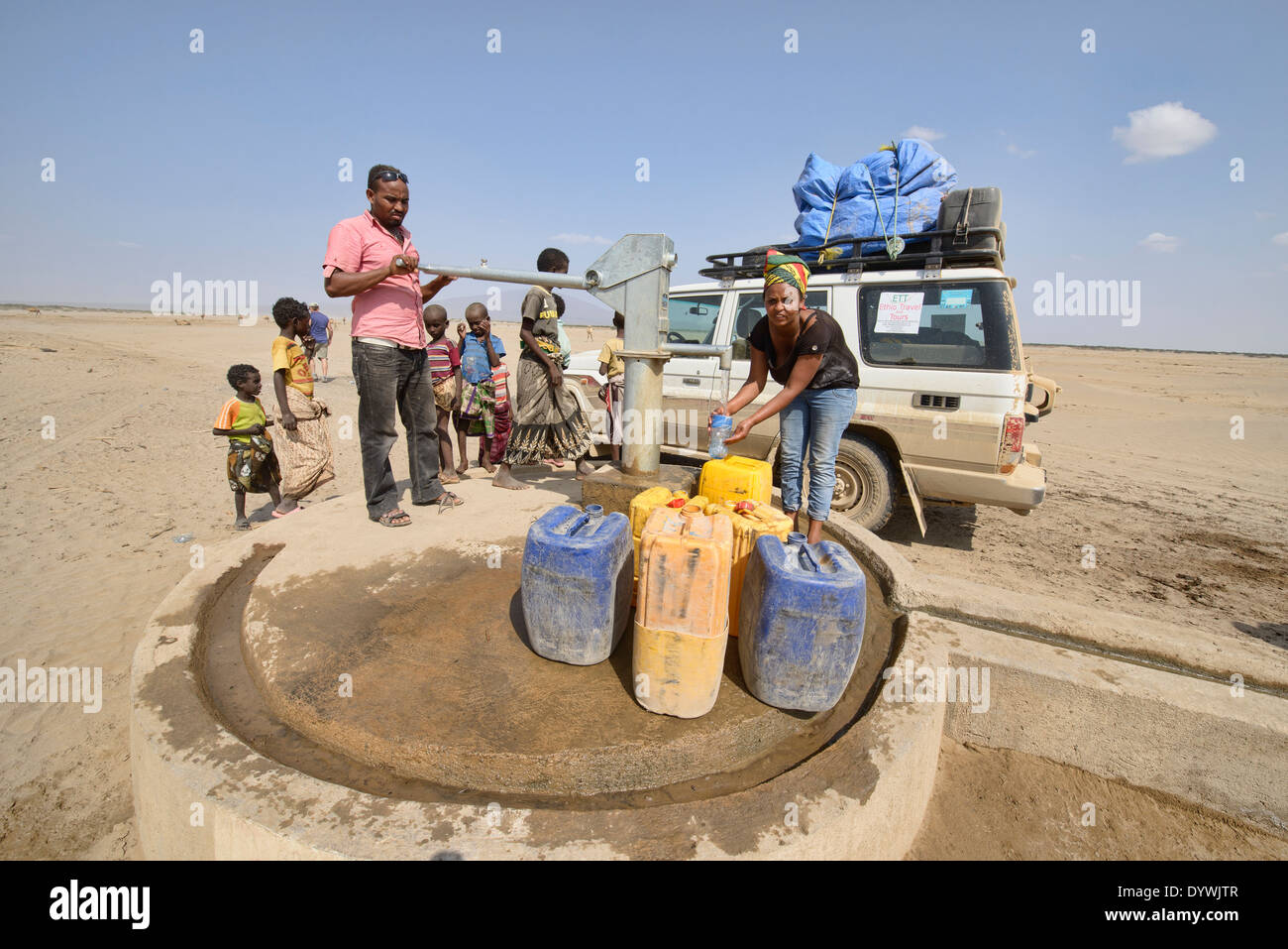 Desert water pump in danakil hires stock photography and images Alamy