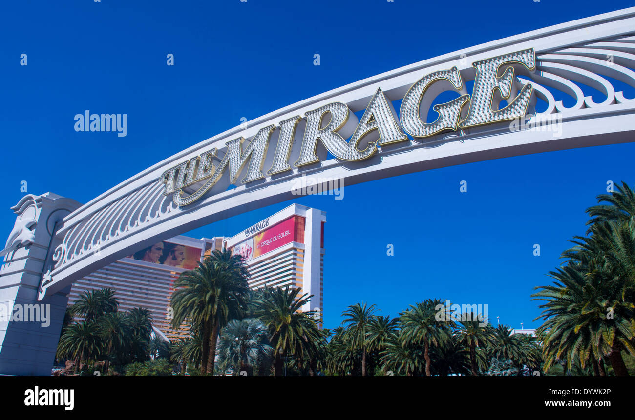 The Mirage Hotel in Las Vegas Stock Photo Alamy