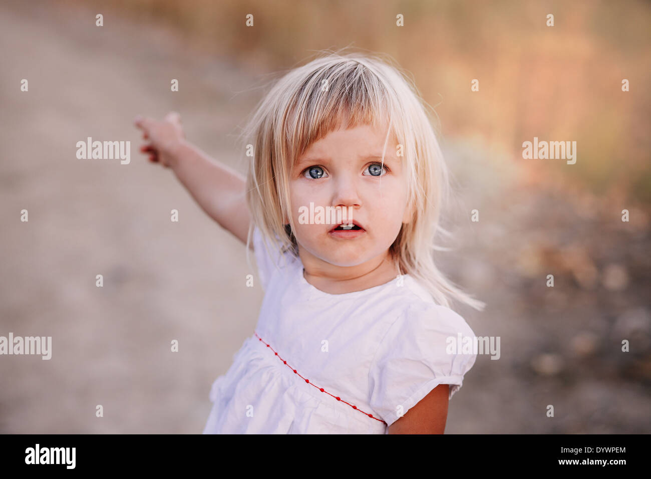 Little girl walking Stock Photo Alamy
