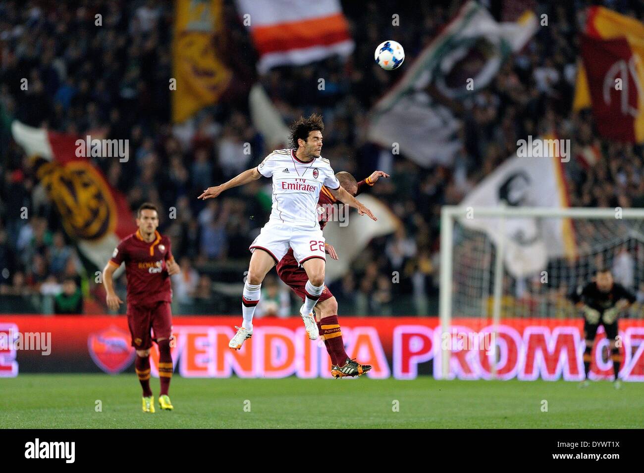 Rome, Italy. 26th Apr, 2014. Rome, Italy - 25th Apr, 2014. Kaka' during Football/Soccer Italian Serie A match between AS Roma and AC Milan at Stadio Olimpico in Rome, Italy. Credit:  Vincenzo Artiano/NurPhoto/ZUMAPRESS.com/Alamy Live News Stock Photo