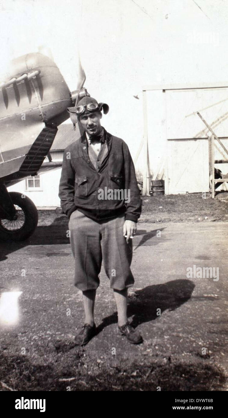 This image features Charles Rector, a notable barnstormer known for his ...