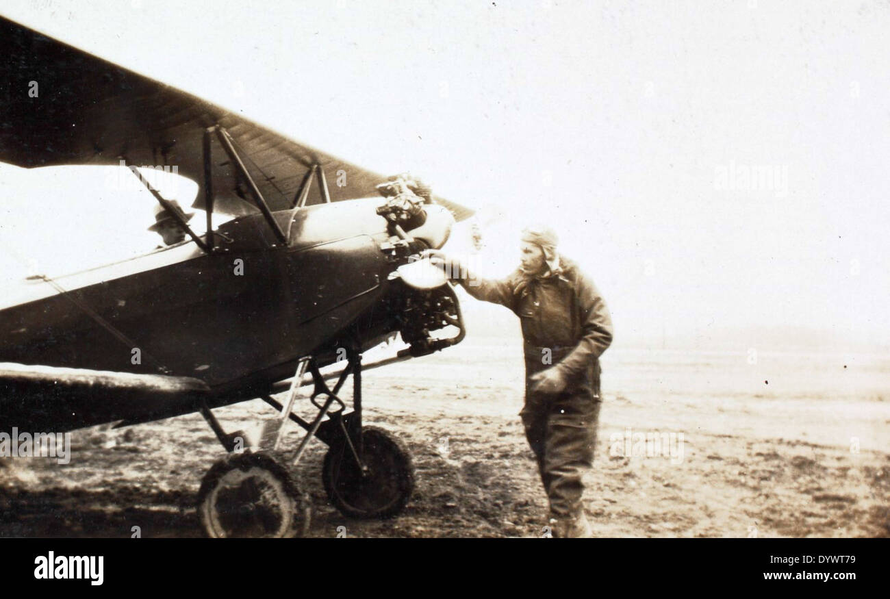 This image from the Charles Rector album showcases the aviator and ...