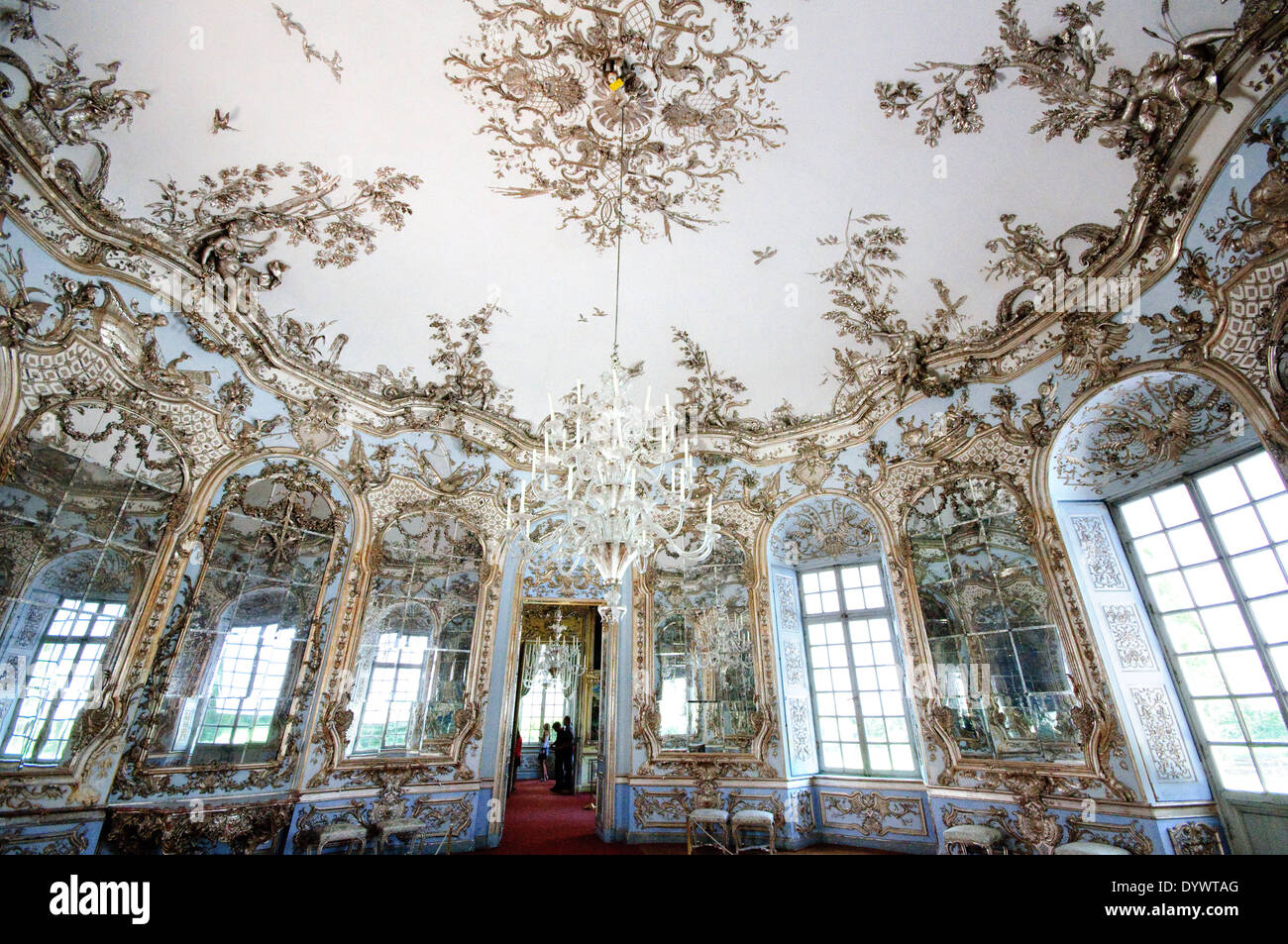 Germany, Bavaria, Munich, Schloss Nymphenburg, Amalienburg Palace Stock ...
