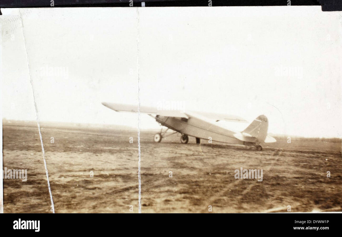 Photograph from Charles Rector’s collection featuring a barnstormer ...
