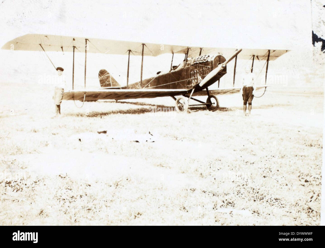 This image from Charles Rector's collection depicts an early aviation ...