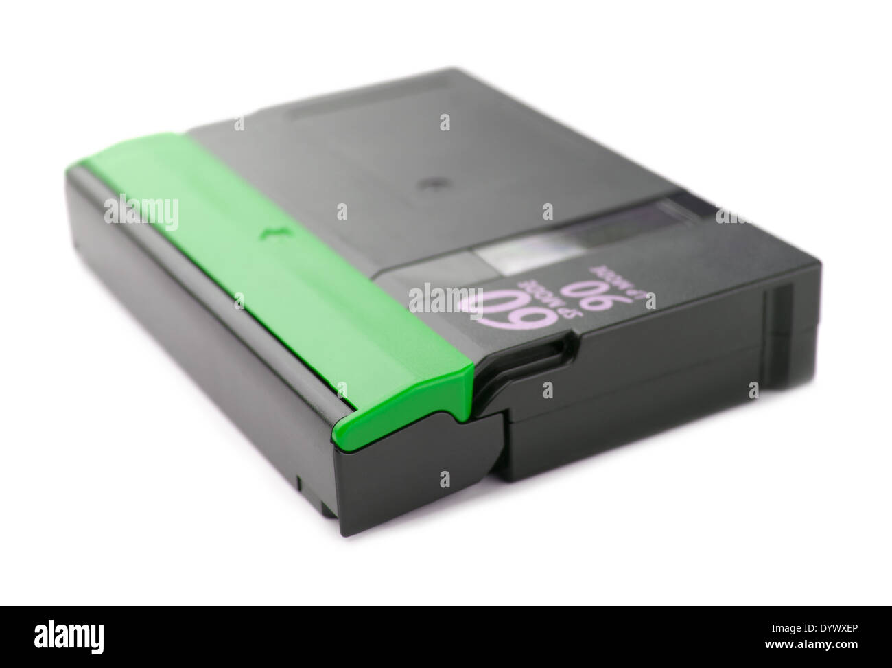 Mini DV video cassette on a white background Stock Photo Alamy