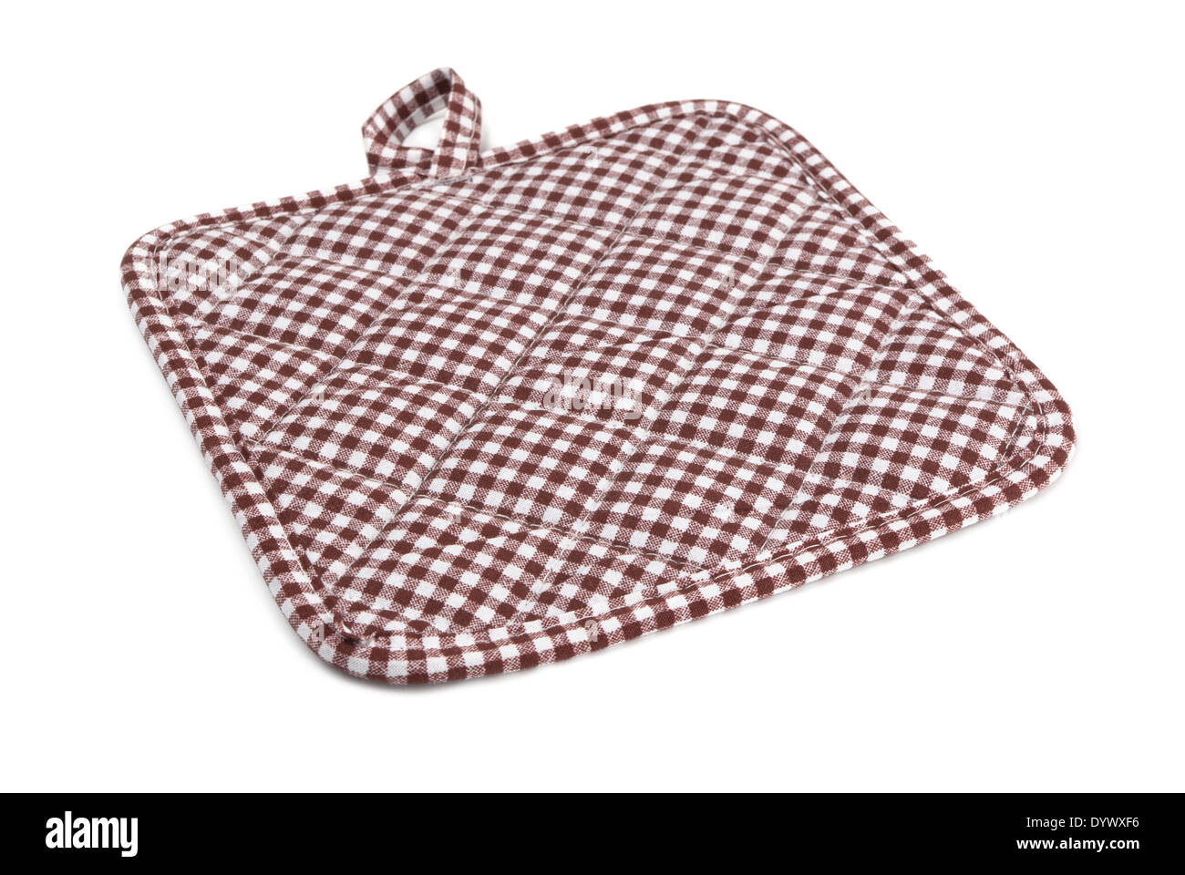 Pot holder on a white background Stock Photo