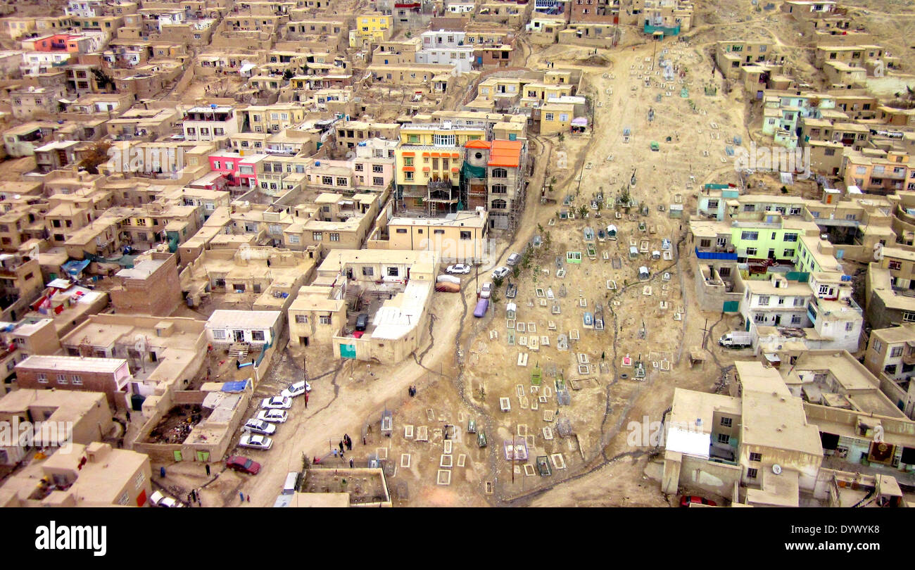 Houses in kabul city afghanistan hi-res stock photography and images