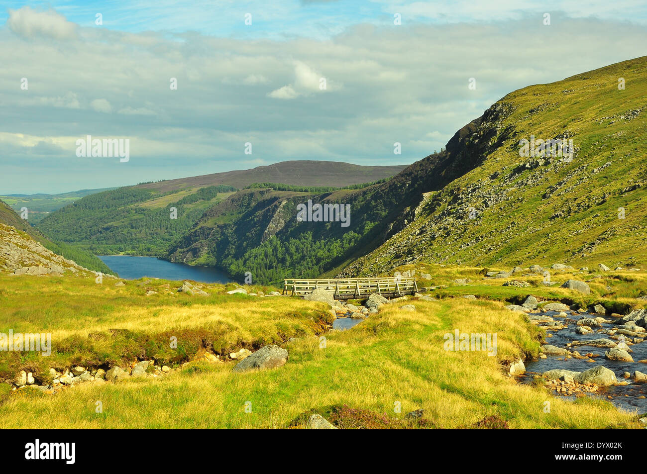 Valley Landscape Ireland Stock Photo