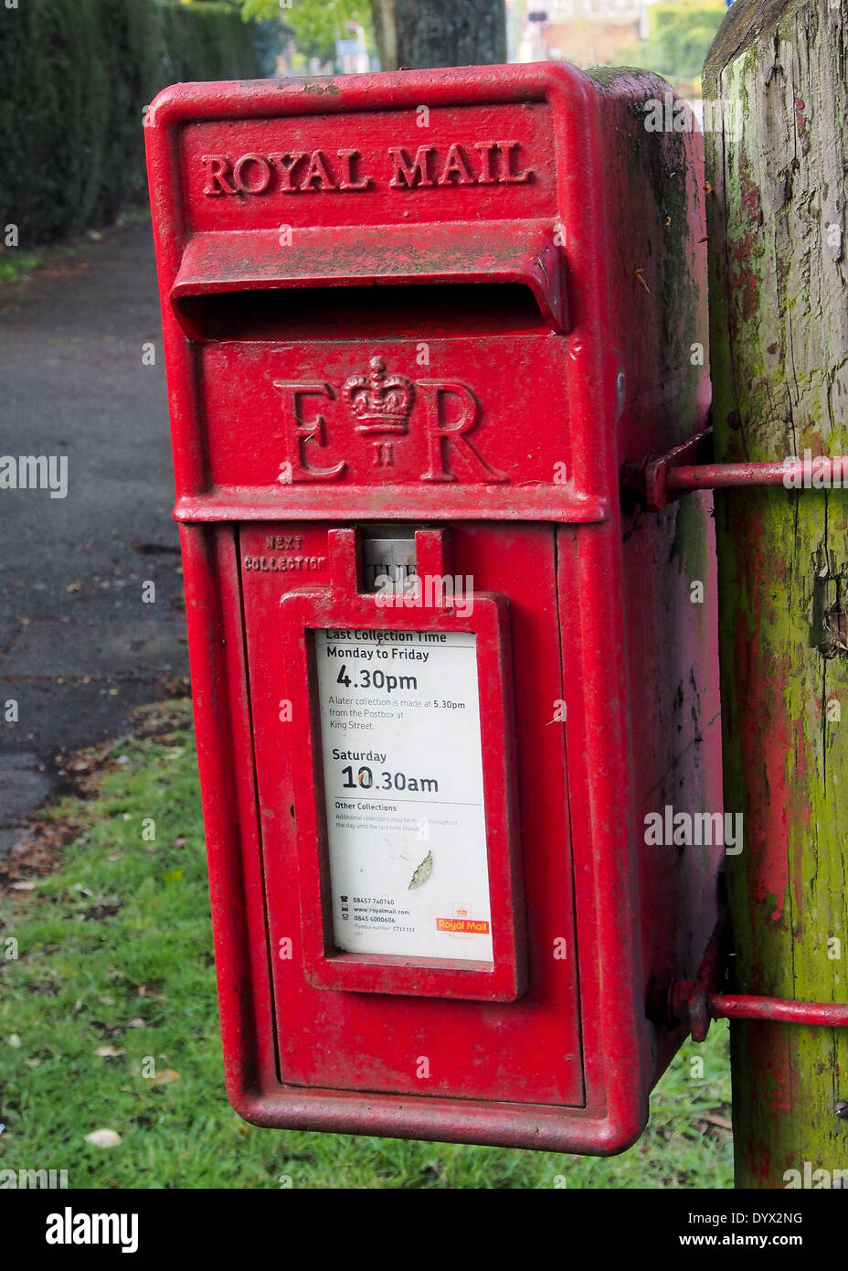 Red post boxes Stock Photo Alamy